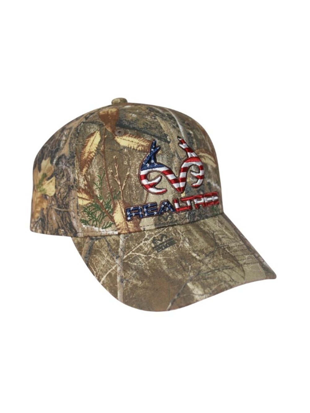 Realtree Embroidered Patriotic Trucker Baseball Hat